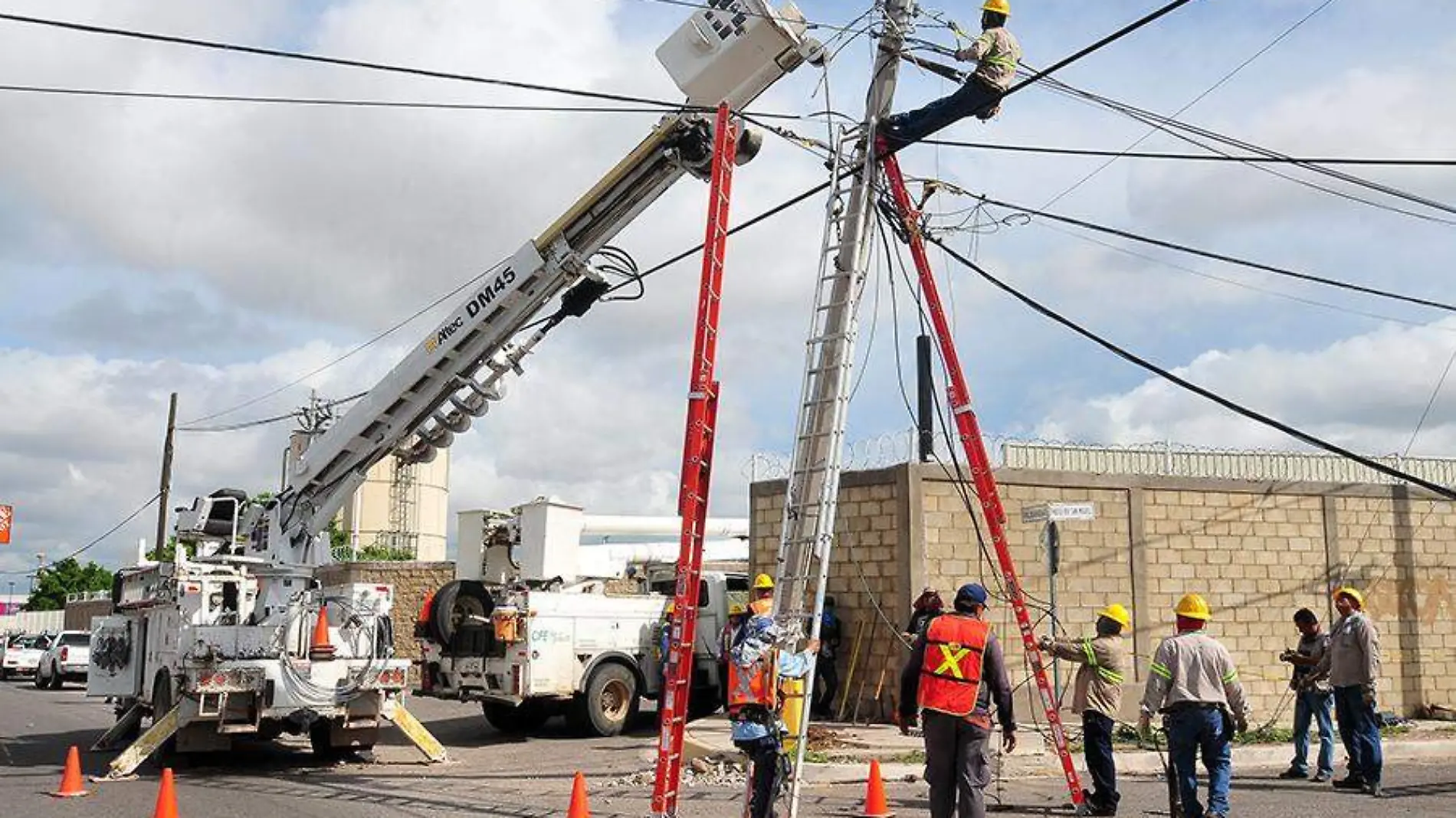 Reparación poste